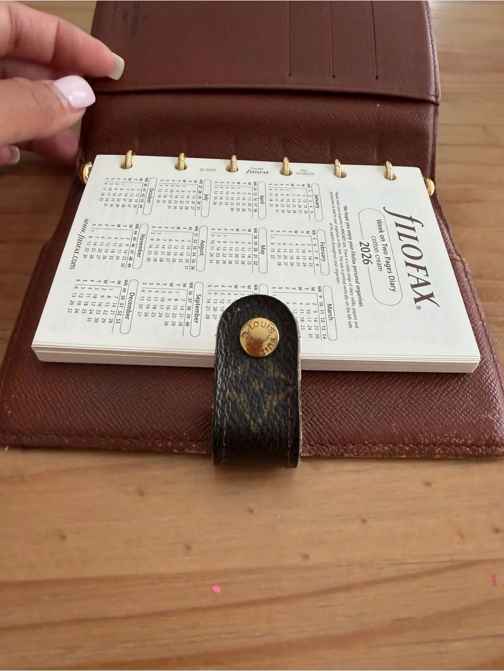 Louis Vuitton compact filofax